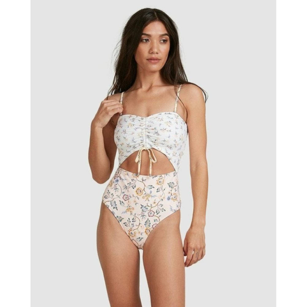 Billabong BNWT This Gypsy Cut Out One Piece Swimsuit Women's Size 12 RRP $120 - Picture 1 of 11